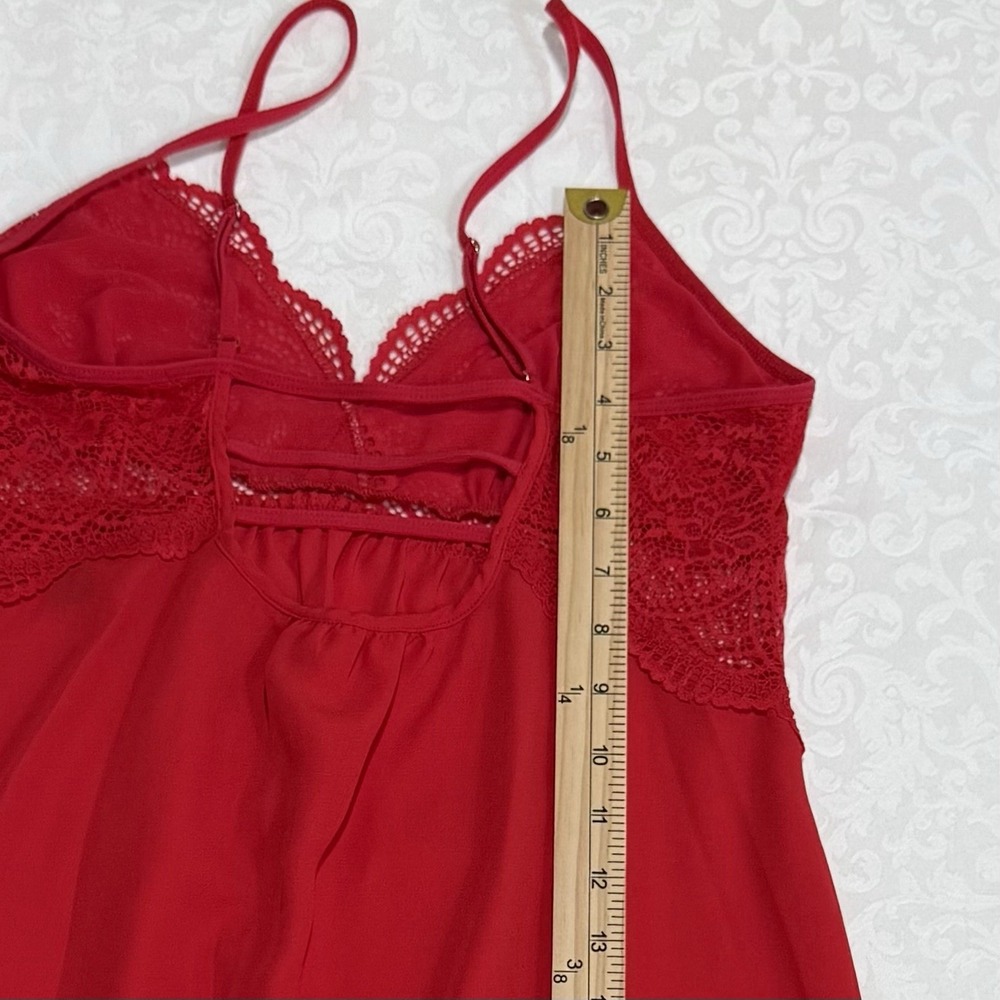 I.N.C. International Concept Women's Slip Dress Size XS Red Intimate Romantic - Picture 5 of 10